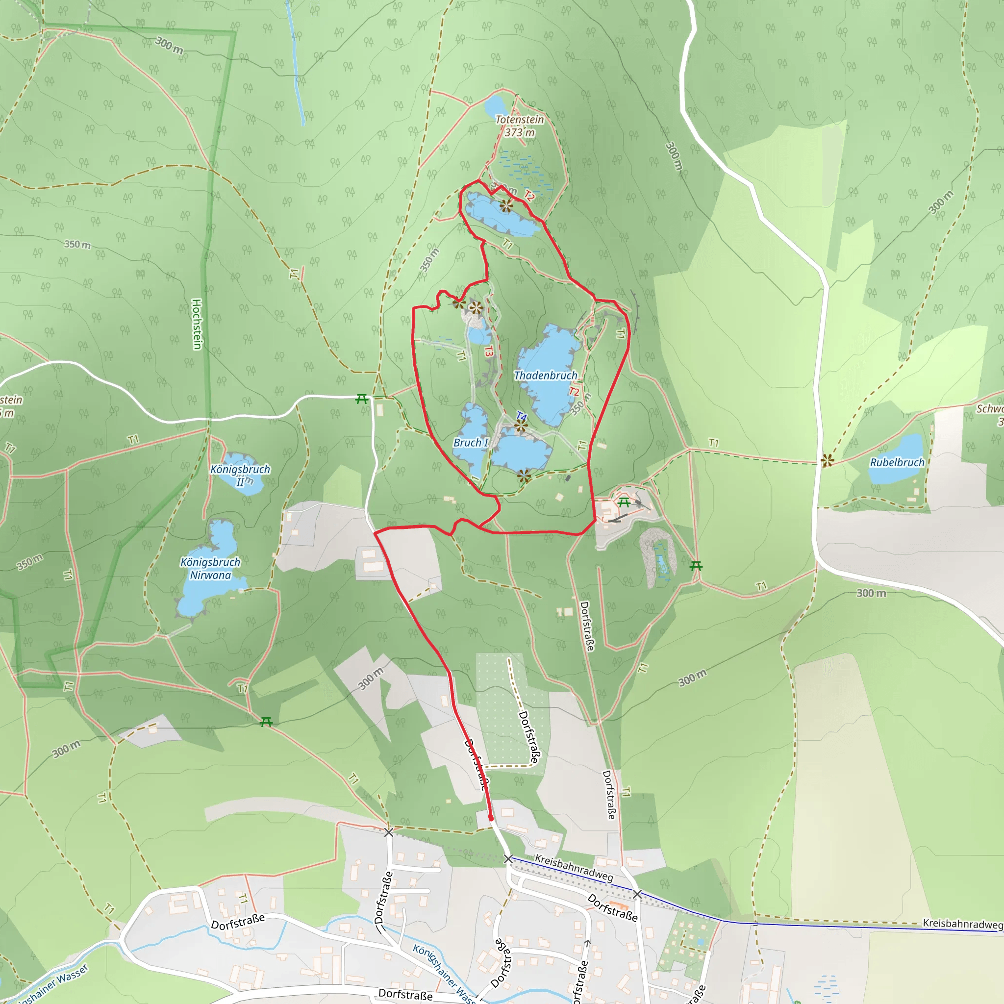Bruch I and Hamannbruch Loop mobile static map