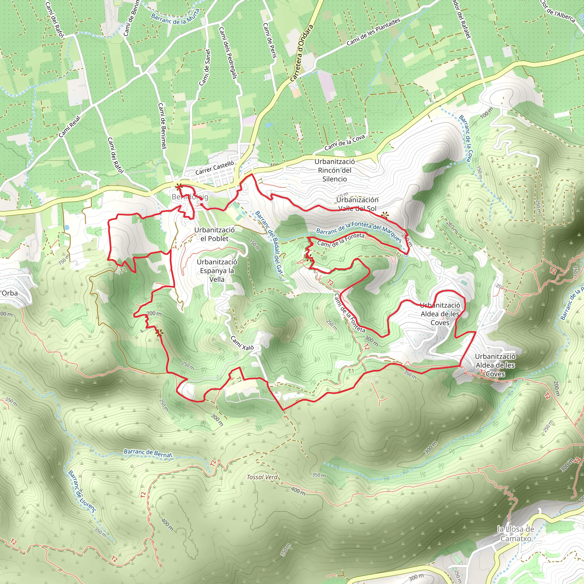 Trail of the Seguili PR CV 445 mobile static map