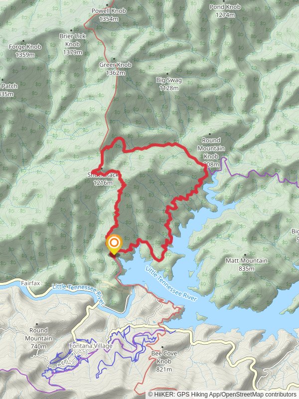 Lakeshore, Lost Cove and Appalachian Loop Trail