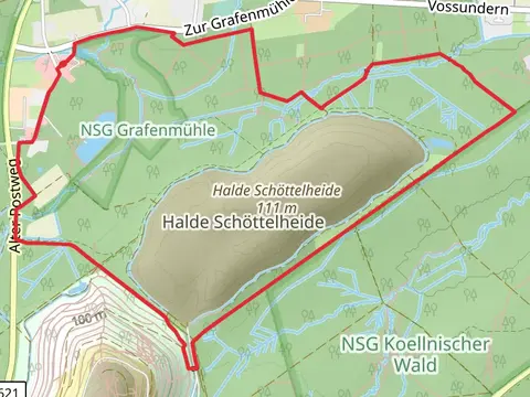 Grafenmuehle Rundweg and Gladbeck Holten Loop