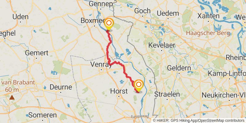 Pieterpad 2 stage 6 Map