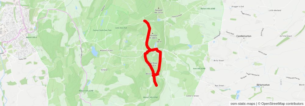 The Malverns - End to End stage 2 Map