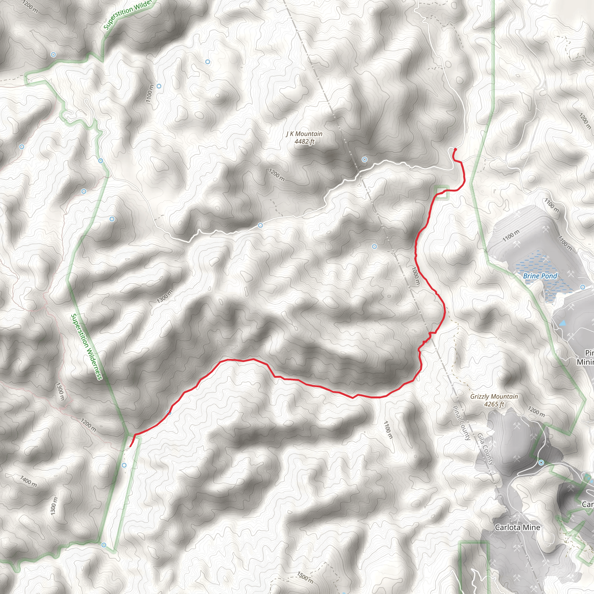 Haunted Canyon mobile static map