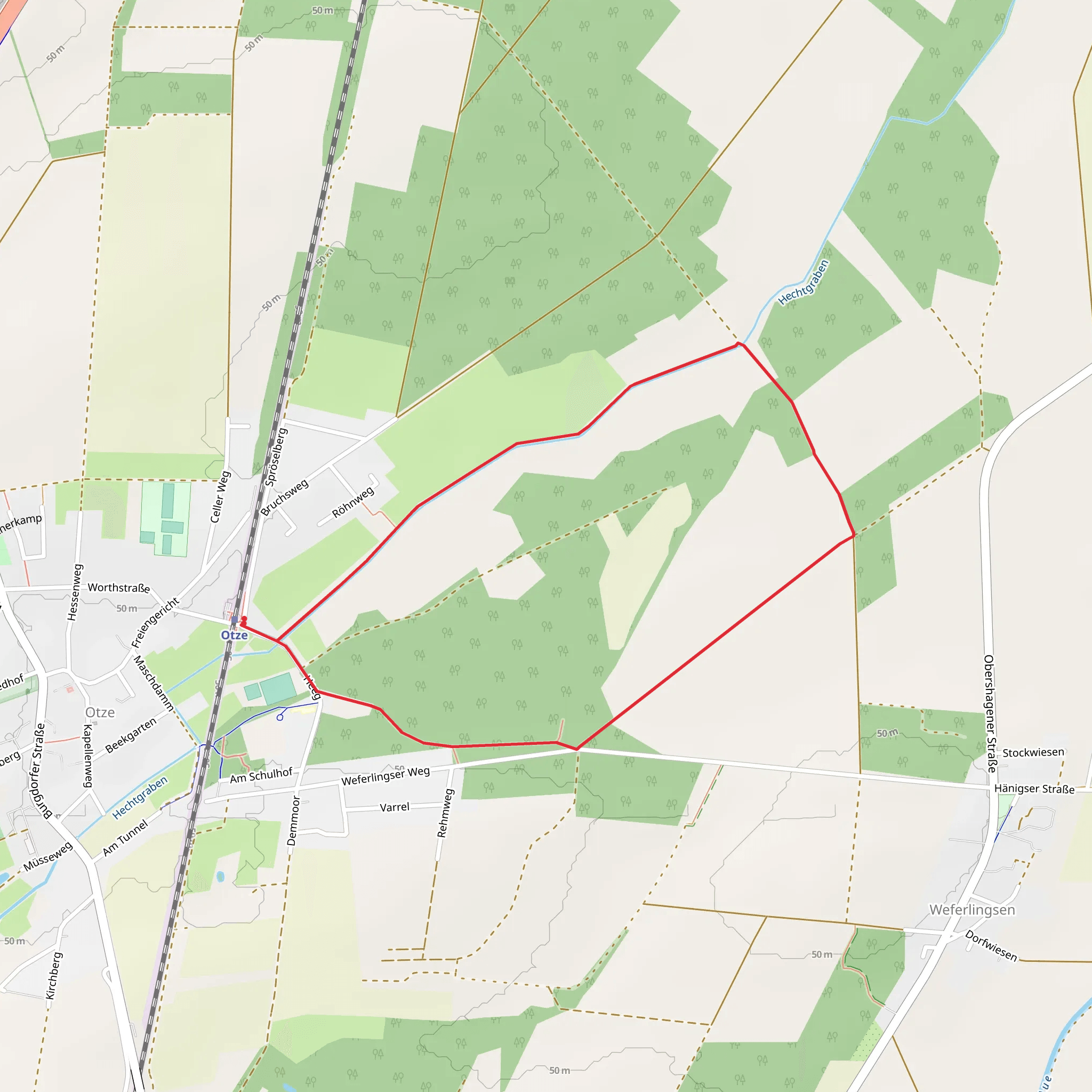 Hechtgraben via Heeg mobile static map