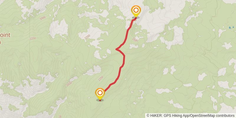 Sandstone Ridge Trail stage 2 Map