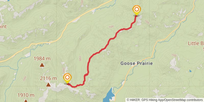 American Ridge Trail stage 3 Map