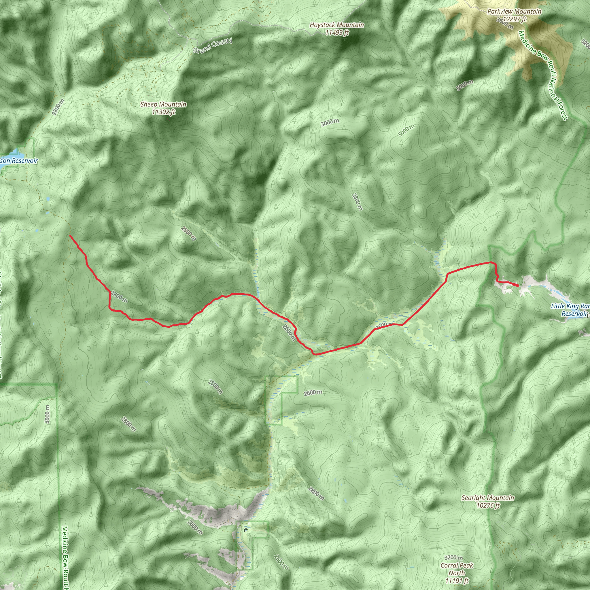 MF Troublesome Trail mobile static map