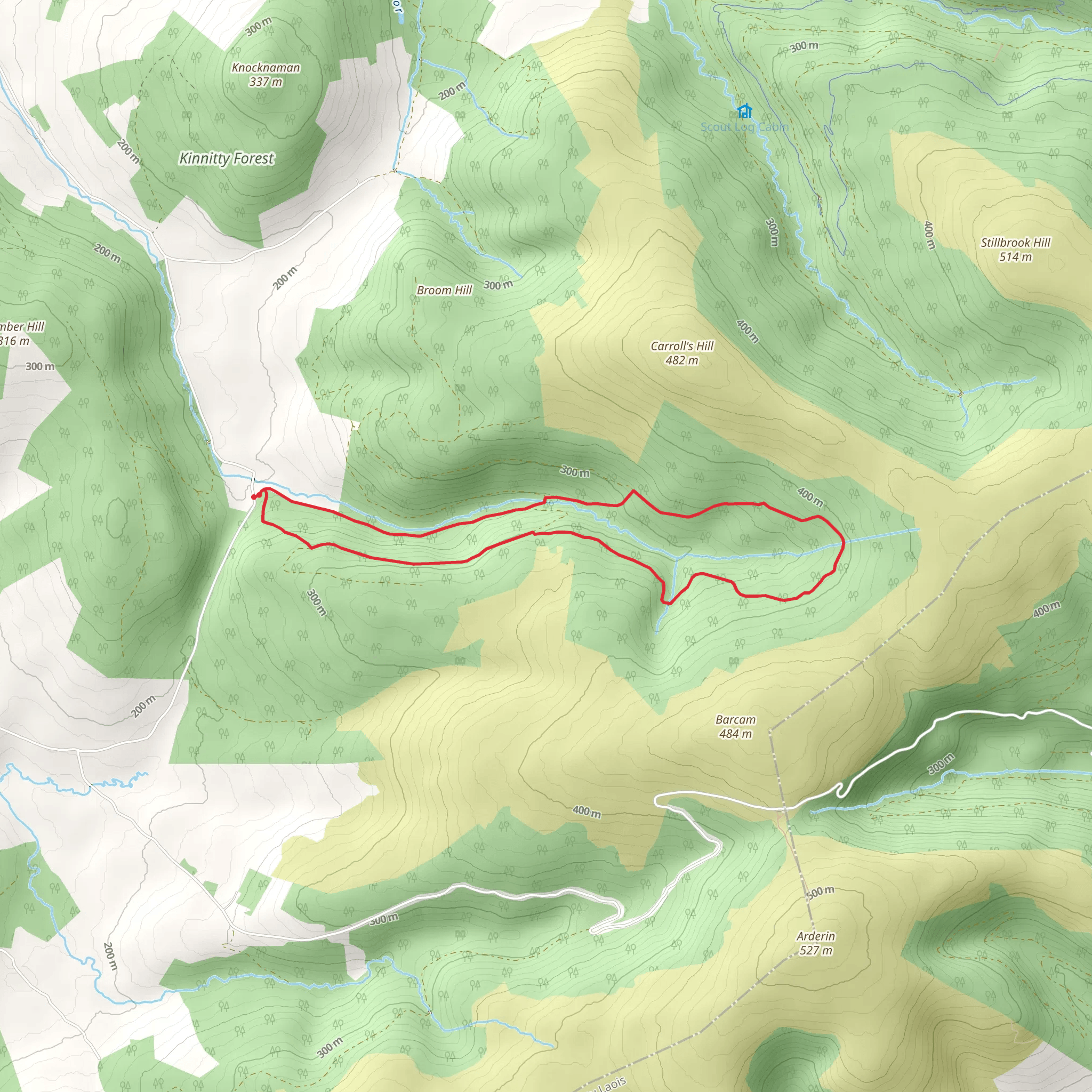 Glenafelly Forest Recreation Area - Eco Walk mobile static map