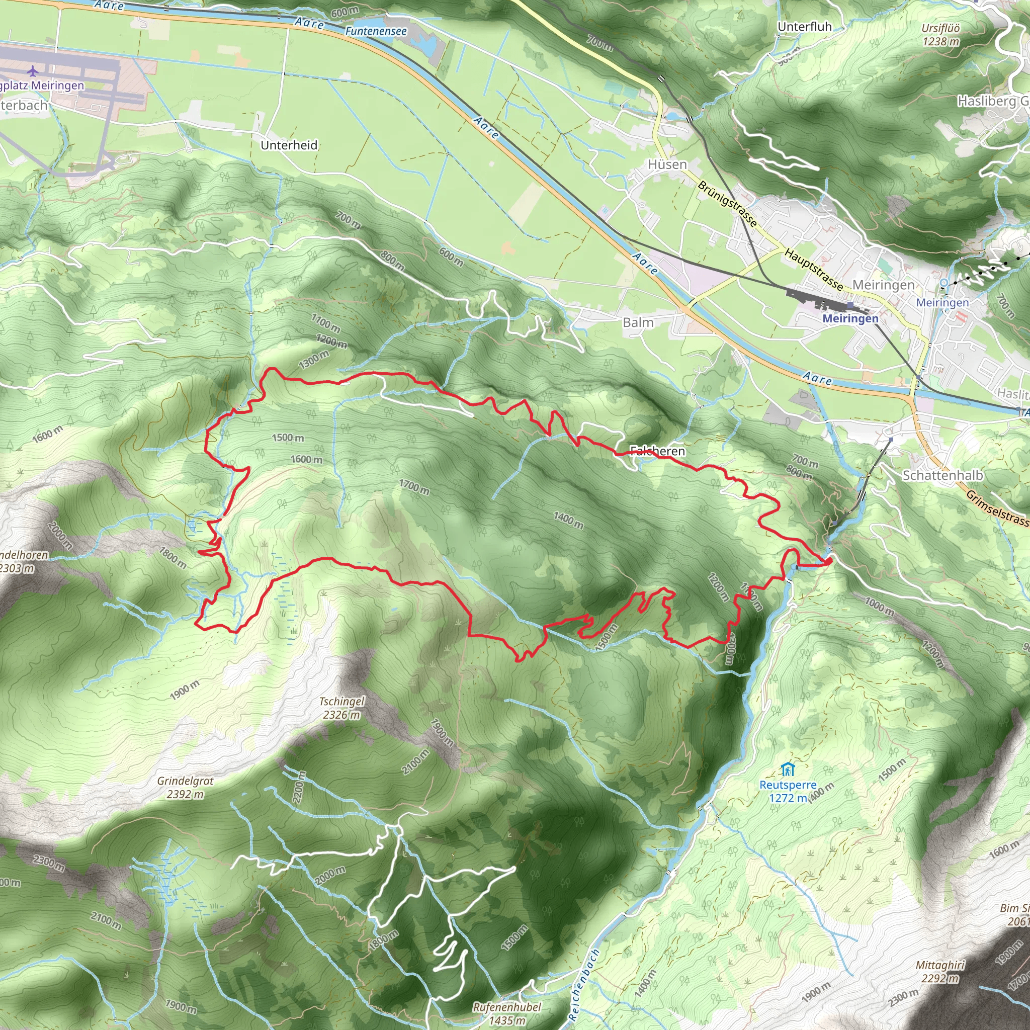 Chaltenbrunnen High Moor mobile static map