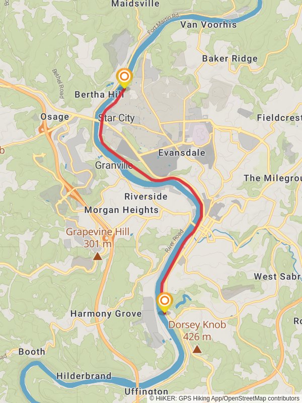 Caperton Trail - Cobun Creek Reservoir