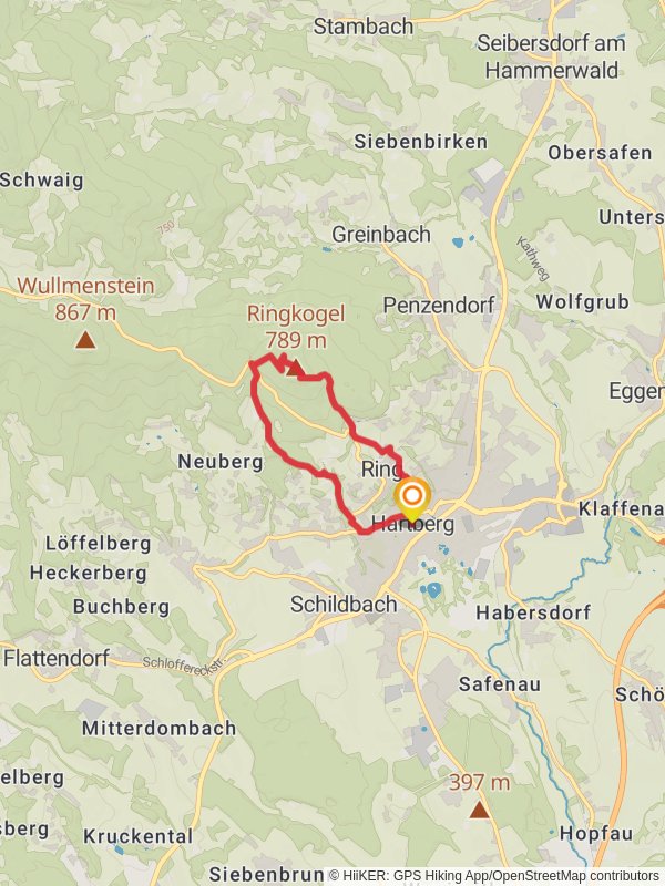 Ringwarte Loop mobile static map