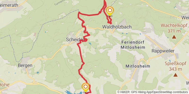 Saar-Hunsrück-Steig stage 4 Map