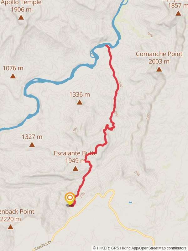 Colorado River via Tanner Trail