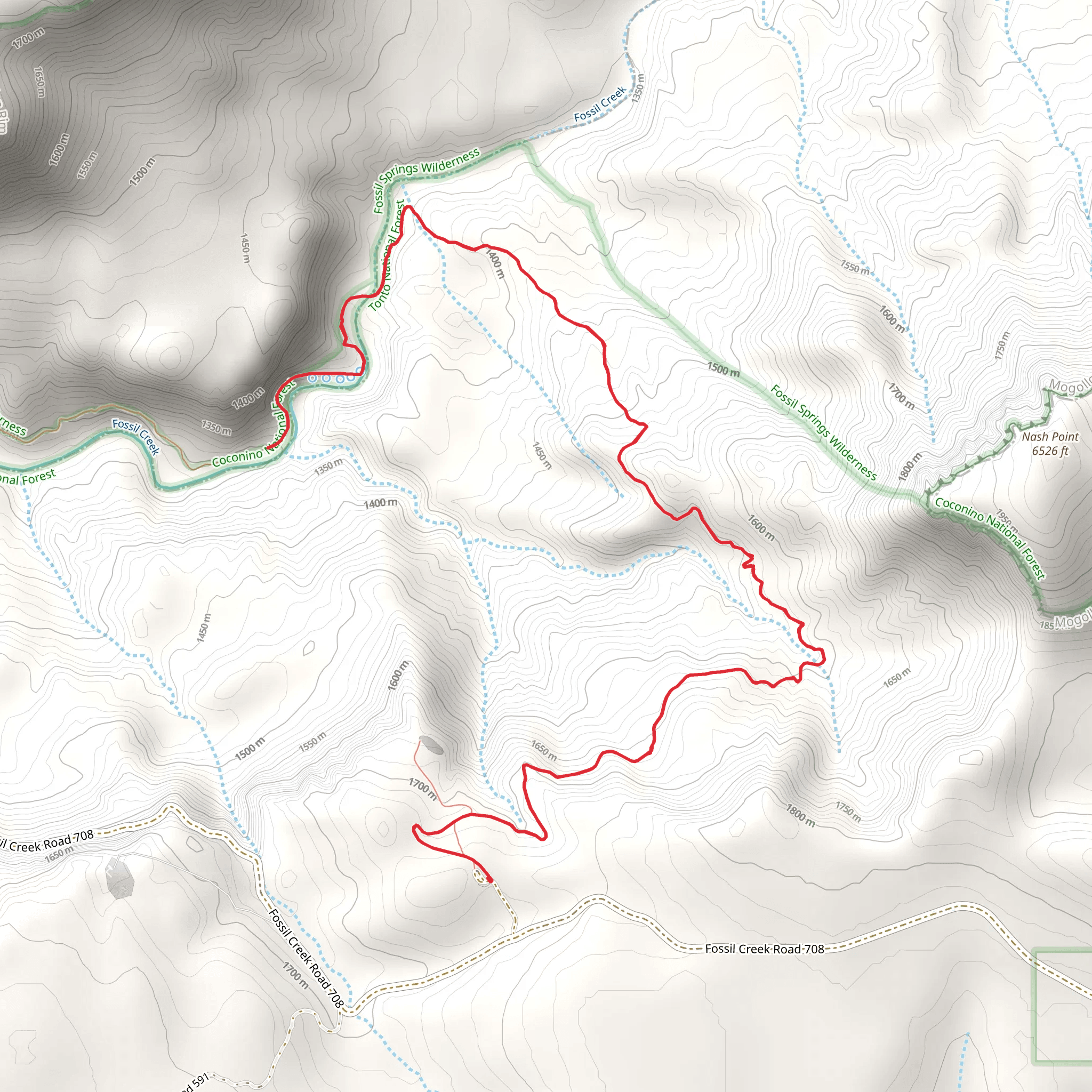 Bob Bear Trail mobile static map