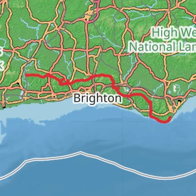 South Downs Way 7-Day Moderate Tour (Hillwalk Tours) mobile static map