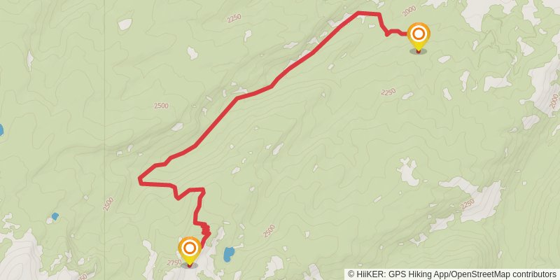 Spanish Peaks Loop alt 1 Map