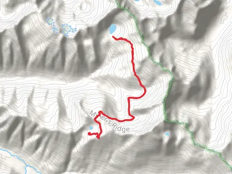 Canyon Lake from Image Lake Group Campground