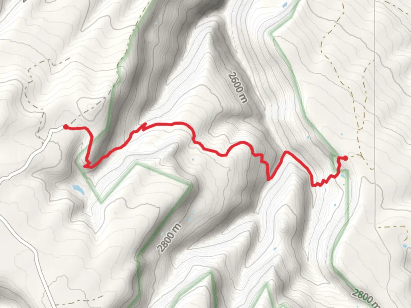 An image depicting the trail Old Roubideau Trail and its surrounding area.