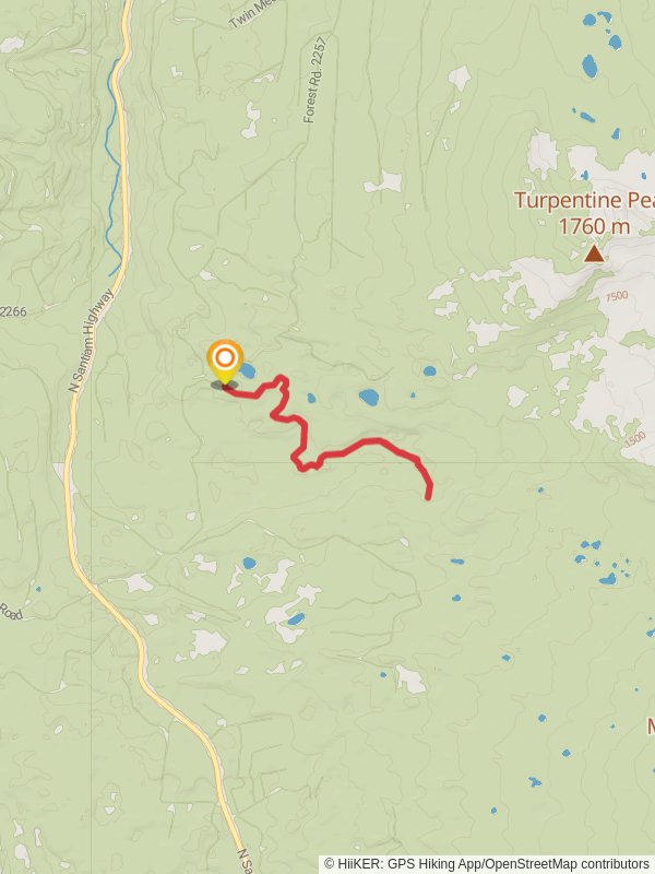 Big Meadows Trail mobile static map