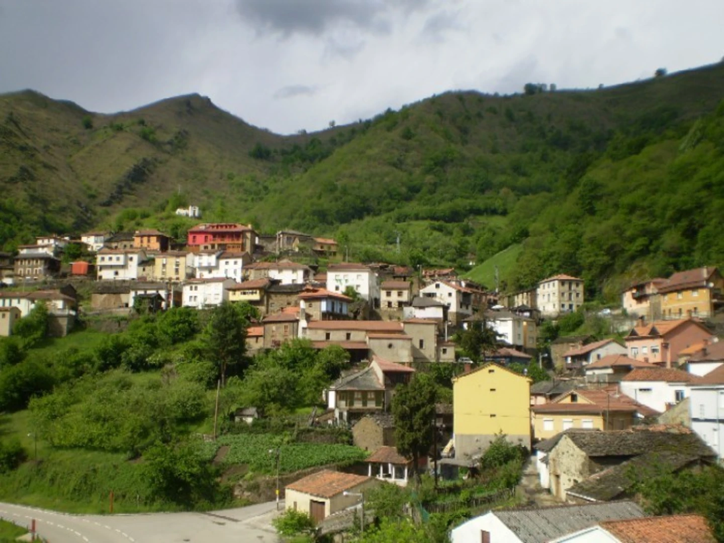 An image depicting the trail Route of the Sources- Valley of the Negro River PR AS 133 and its surrounding area.
