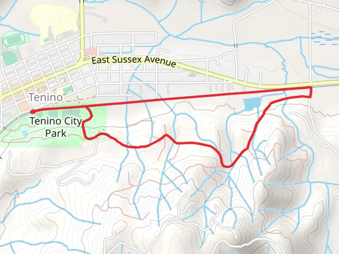 An image depicting the trail Yelm-Tenino Loop Trail and its surrounding area.