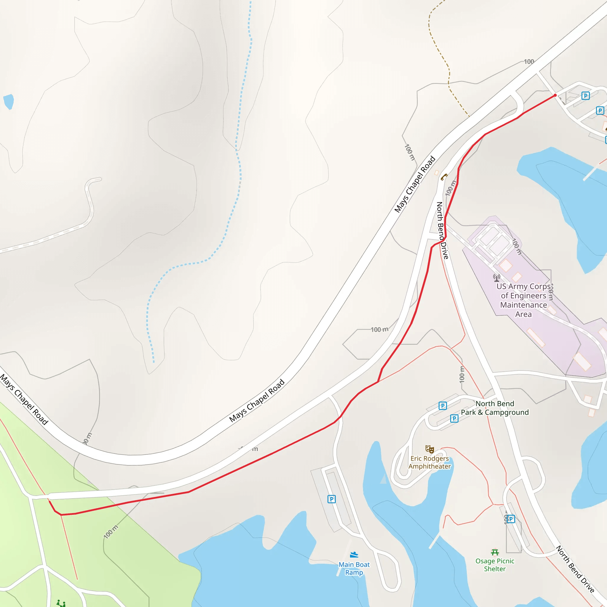 Roanoke River Walk mobile static map