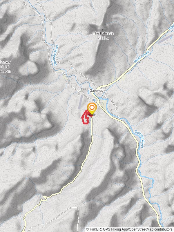 Dynamite Trail and Vista Grande Loop mobile static map