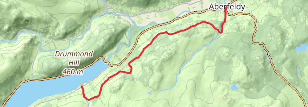 Rob Roy Way 7-Day Gentle Tour (Hillwalk Tours) stage 5 Map