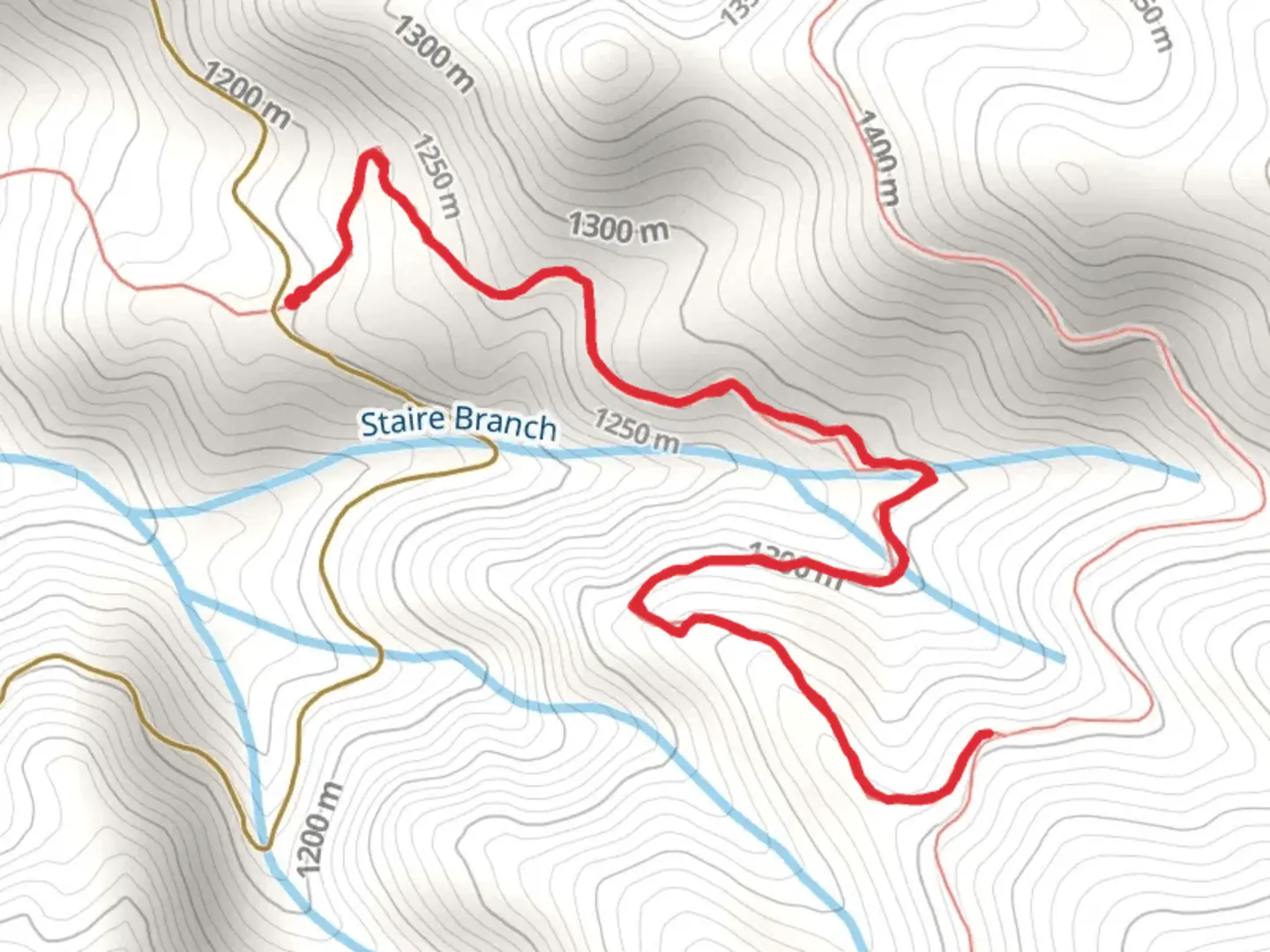 An image depicting the trail Bear Pen Trail and its surrounding area.