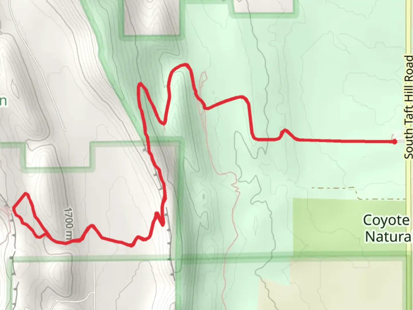 An image depicting the trail Coyote Ridge and Rim Rock Loop Trail and its surrounding area.