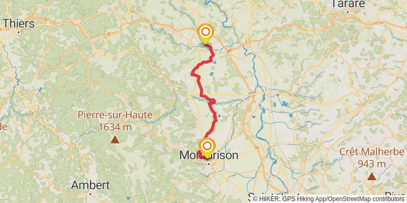 Chemin de Cluny stage 10 Map