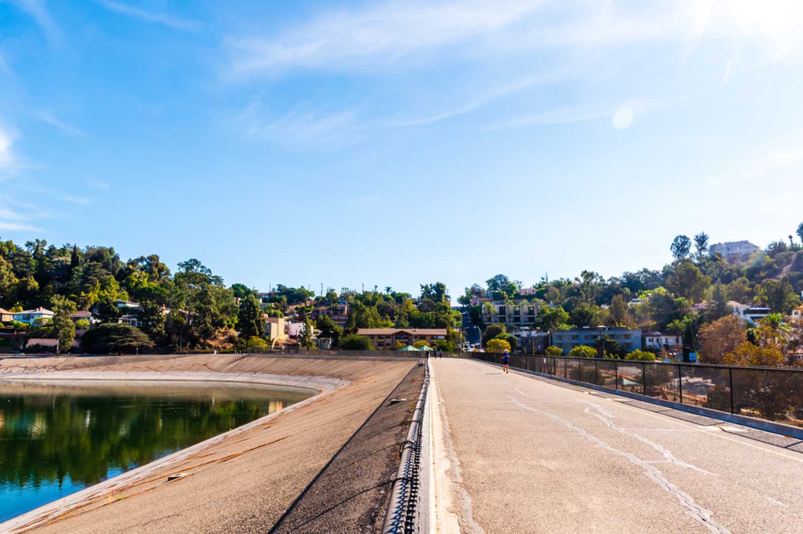 An image depicting the trail Silver Lake Reservoir Loop and its surrounding area.