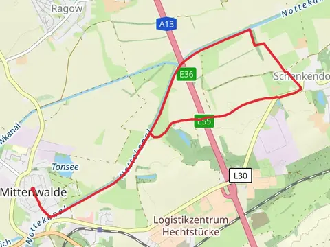 Federweisserlauf Weg