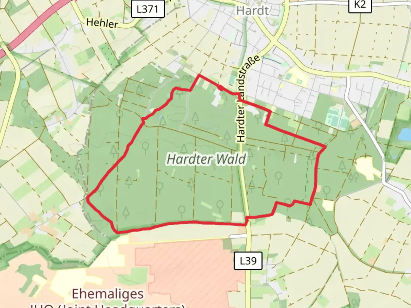 An image depicting the trail Rundweg A1 and A3 and its surrounding area.