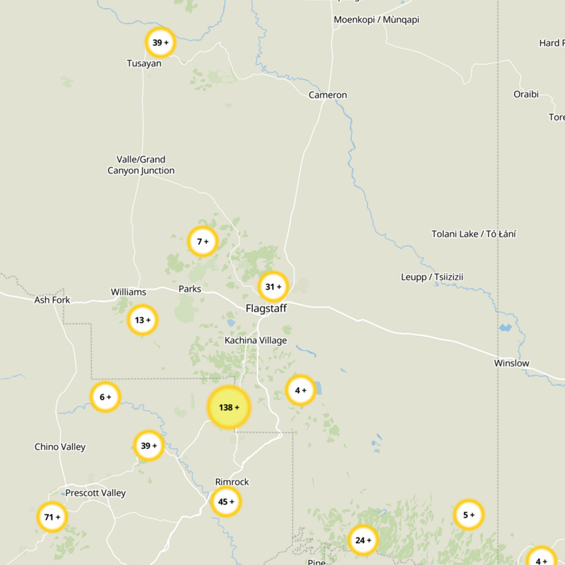 Doney Park Static Map