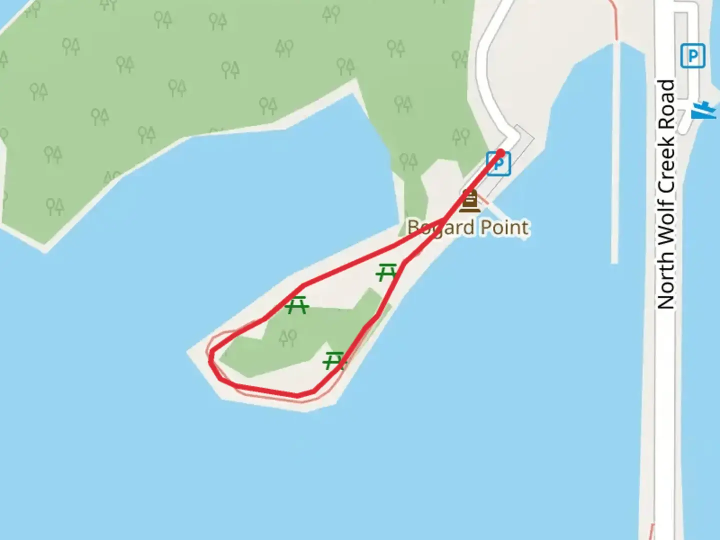 An image depicting the trail Stringtown Road Loop and its surrounding area.