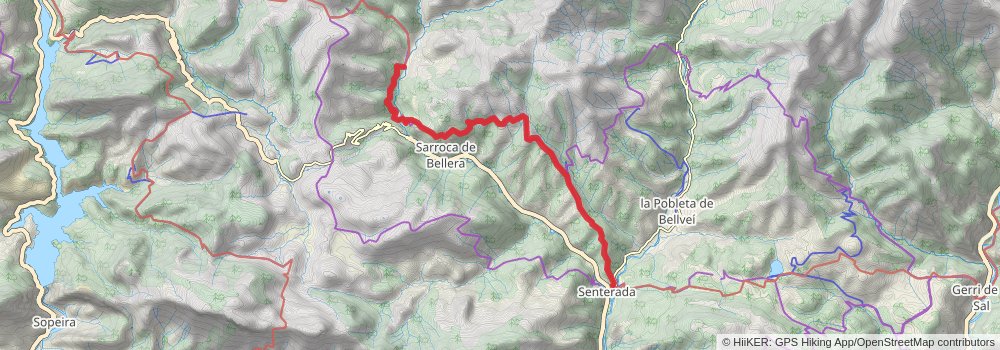 GR 3 Central Path of Catalonia stage 11 Map
