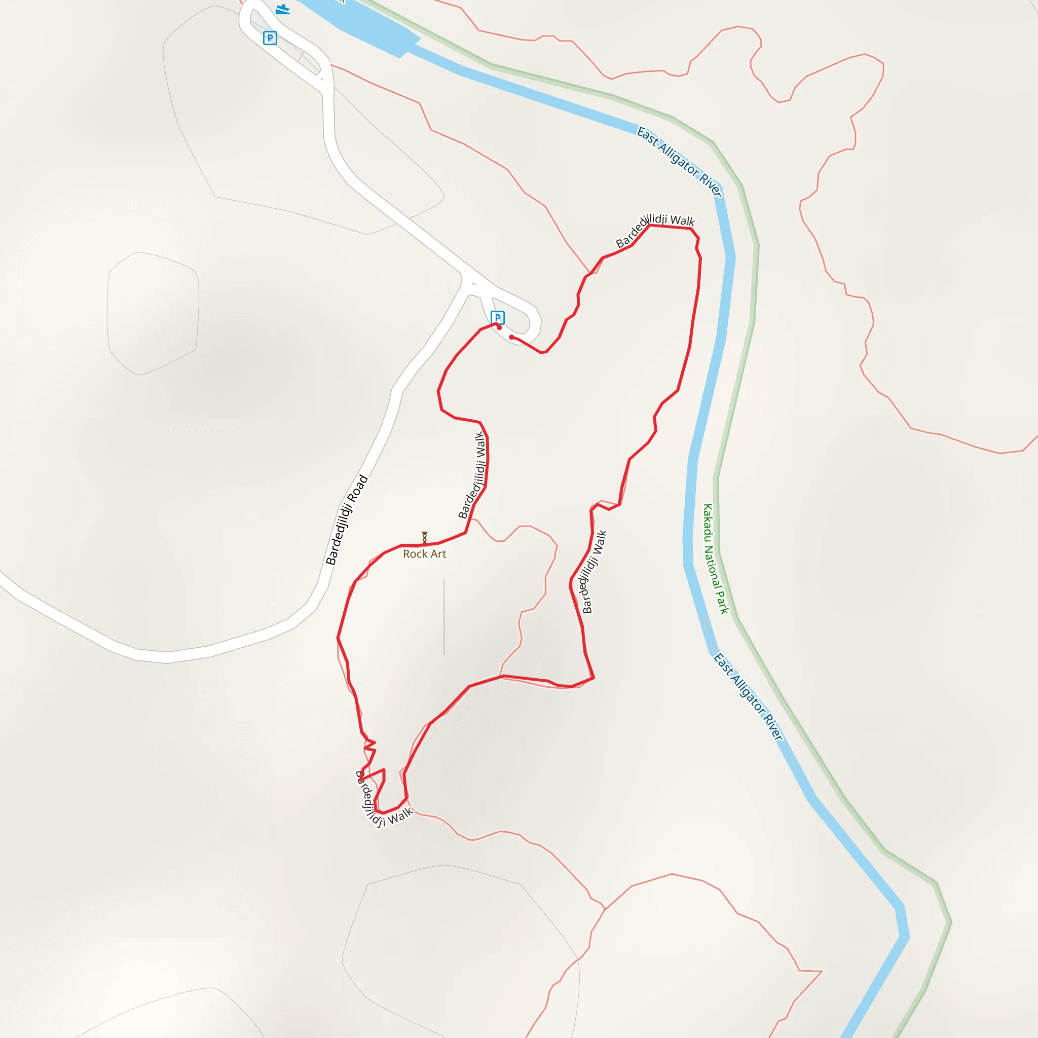 Bardedjilidji Walk mobile static map