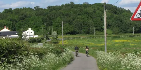 An image depicting the trail Preston Guild Wheel and its surrounding area.