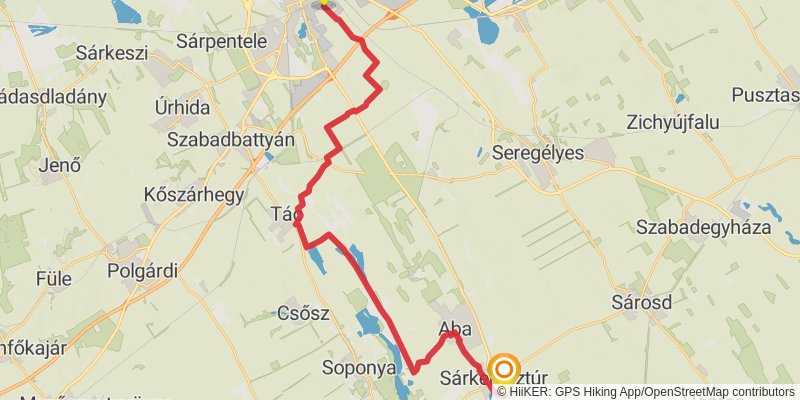 Sultans Trail stage 23 Map