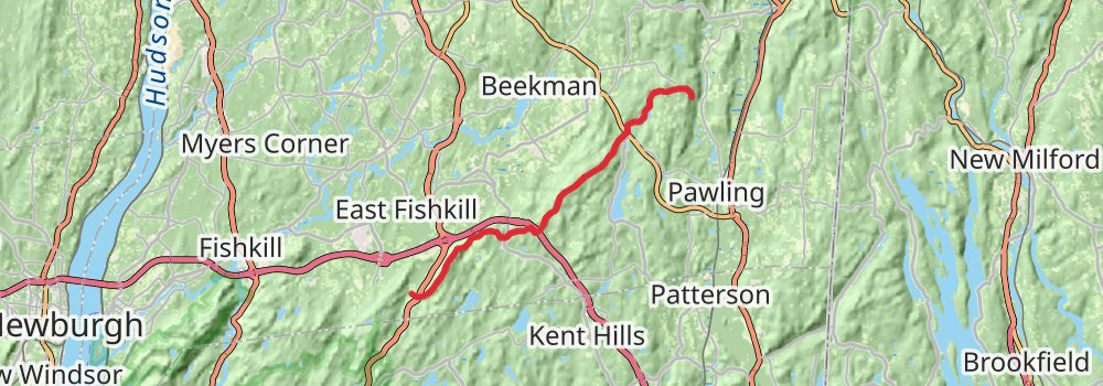 Appalachian Trail - New York stage 7 Map
