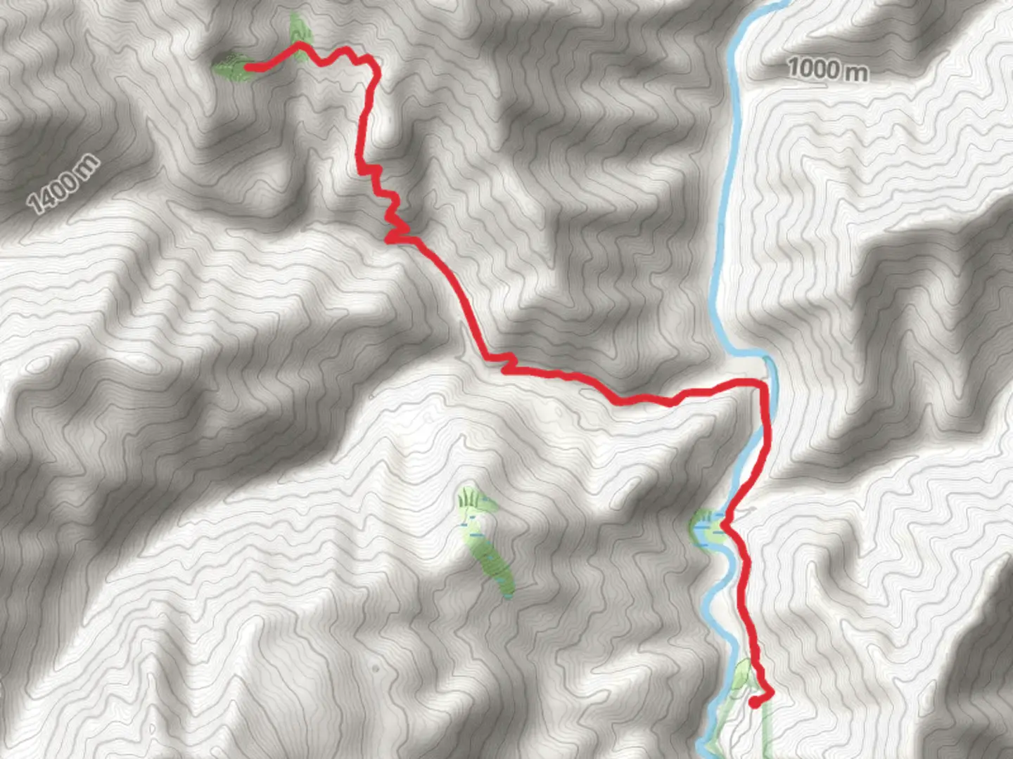 An image depicting the trail Whites Creek Trail and its surrounding area.