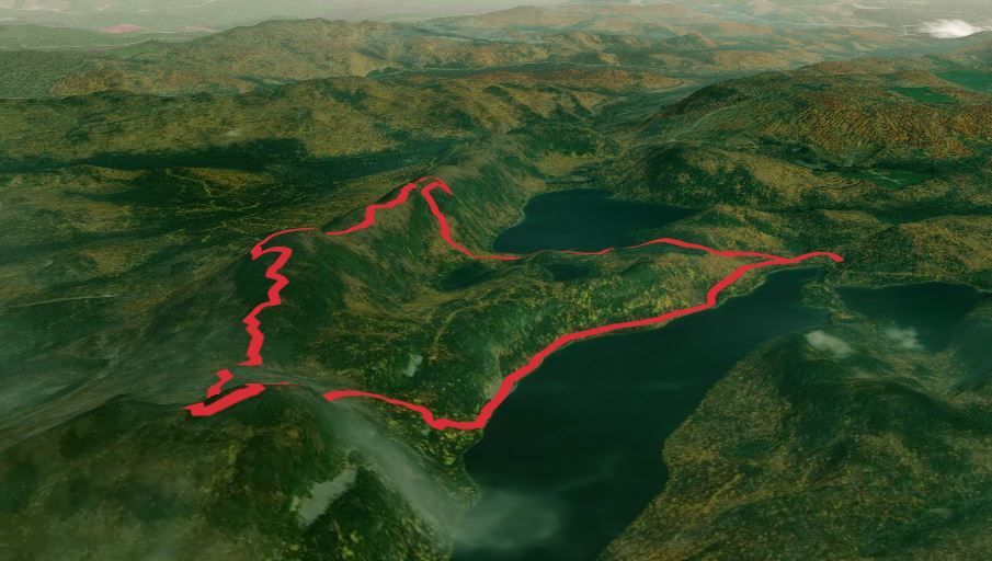 Black Mountain and Deboullie Mountain Loop via Black Pond