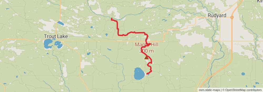 American Perimeter Trail - North Country Primary stage 81 Map