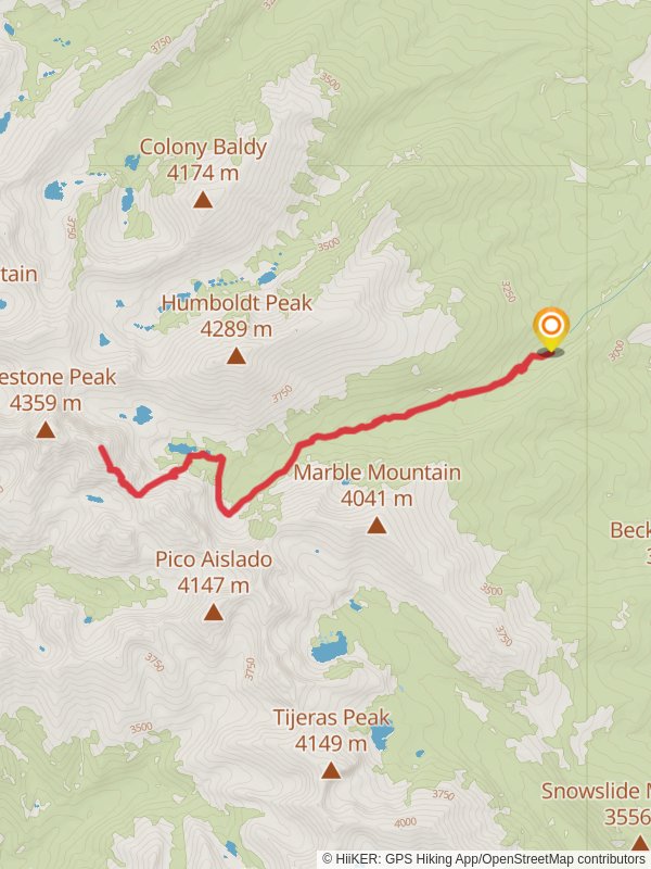 Crestone Needle Peak Trail