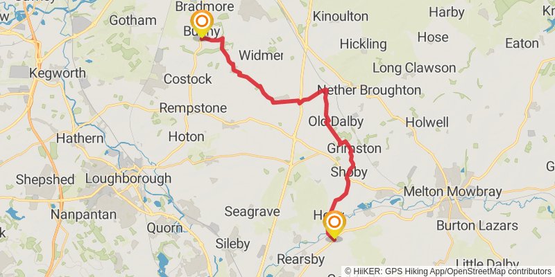 Midshires Way stage 10 Map