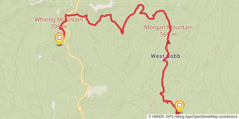 Ozark Highlands Trail stage 4 Map