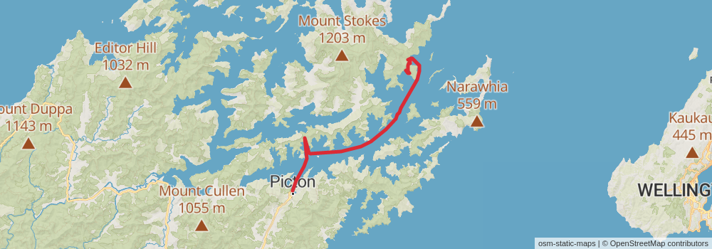 Te Araroa Trail stage 96 Map
