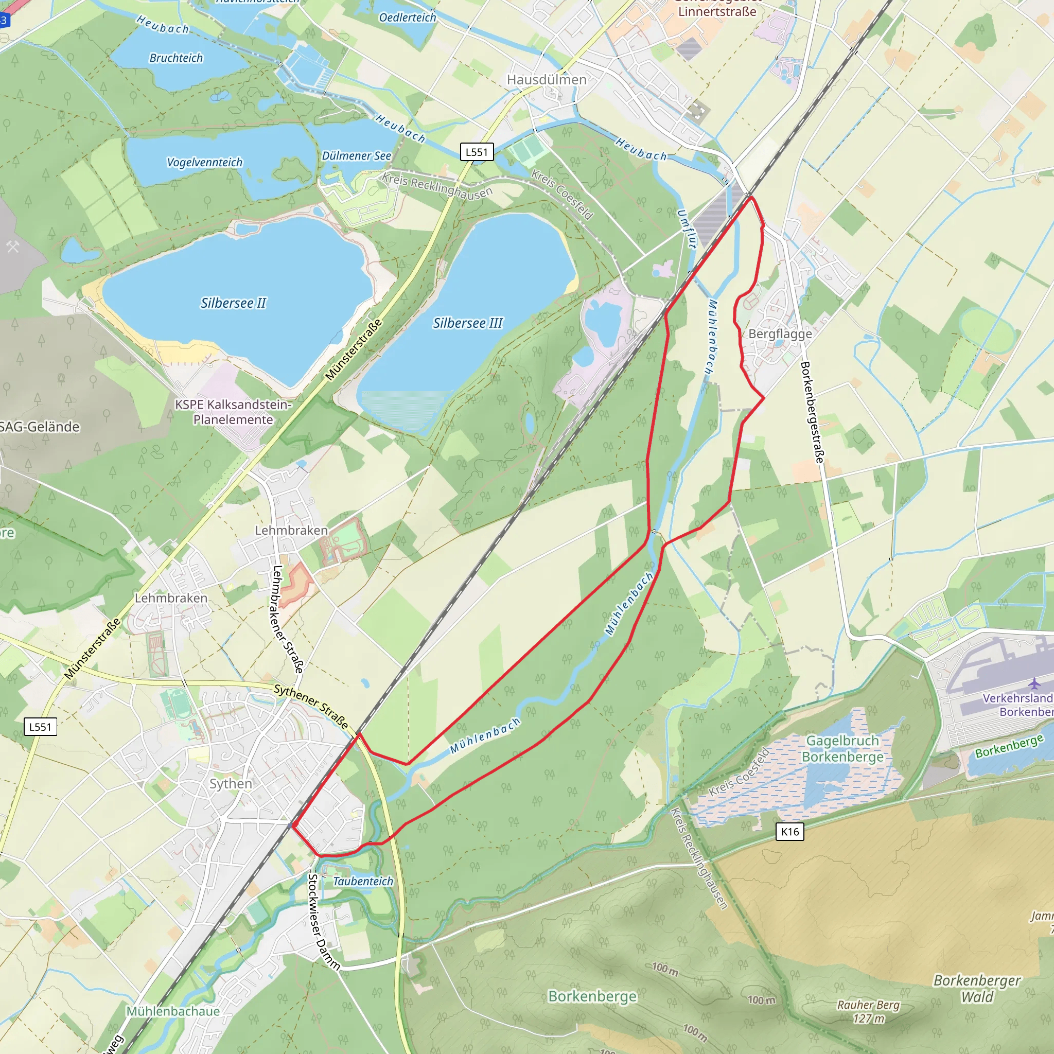 Linnert Rundweg A1 Loop mobile static map