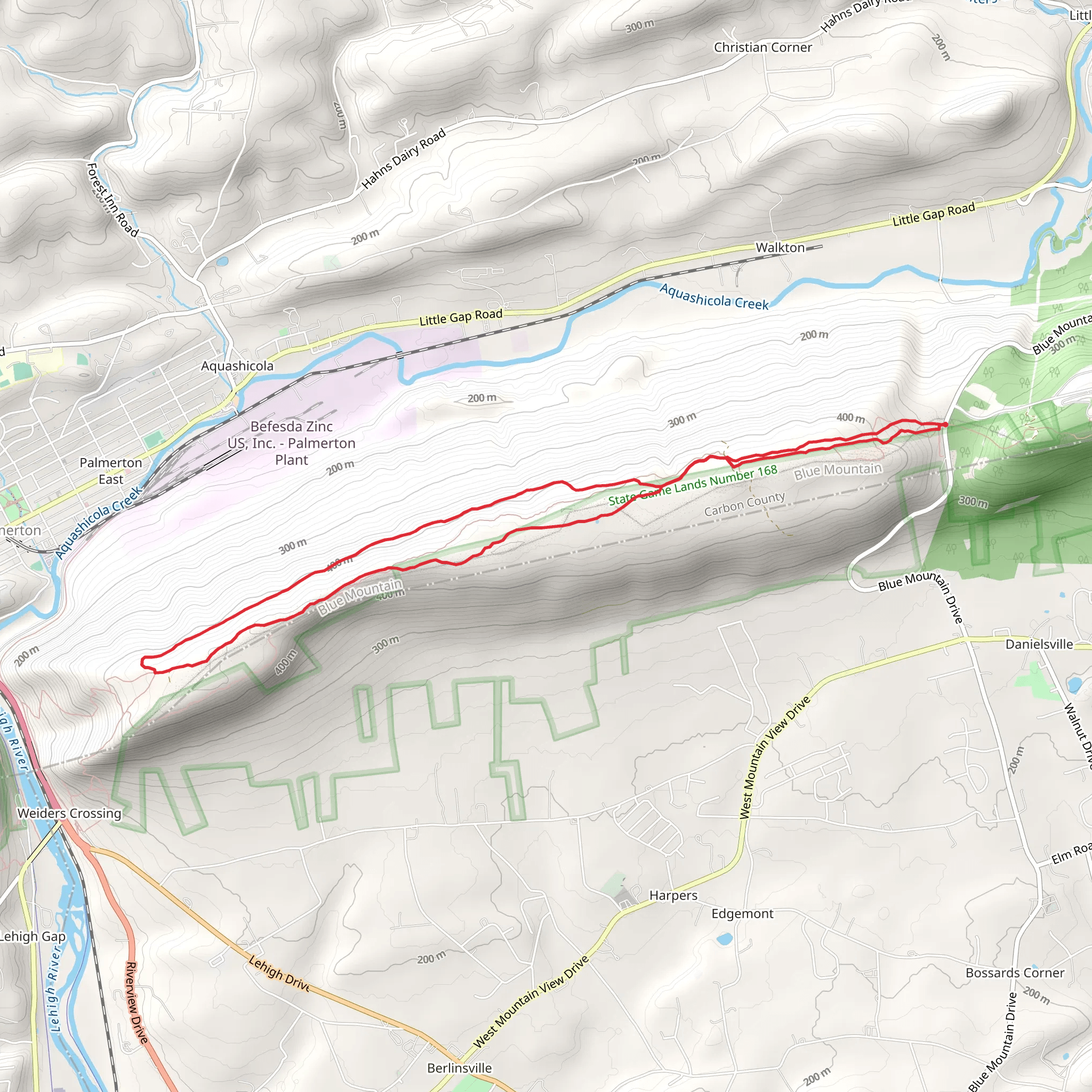 Devils Potato Patch Loop Trail mobile static map